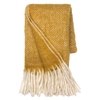 Herringbone Throw,  Mustard