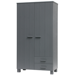 Herriot Wardrobe,  Steel Grey
