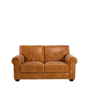 Houston 2 Seater Sofa,  Aniline Leather