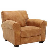 Houston Armchair,  Aniline Leather