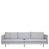 Ibis 4 Seater Split Sofa,  Light Grey