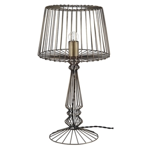 Industrial Wire Table Lamp