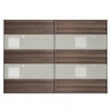 Inline - Wardrobe (Ash Dark Stone Grey Glass)