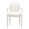 Kartell Louis Ghost Stackable Armchair,  White
