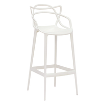 Kartell Masters Bar Stool H75cm,  Choice of Colour