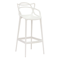 Kartell Masters Barstool H75cm WHITE
