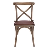 Kiely Dining Chair,  Charcoal Oak and Chocolate