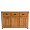 Kimberley Oak 3 Door 3 Drawer Large Sideboard