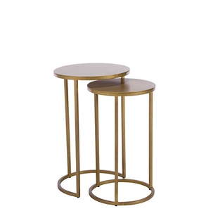 Kyra Set Of 2 Side Tables,  Gold