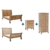 Lewes Reclaimed Wood Bedroom Furniture Set,  Wheat