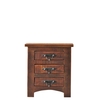 Little Tree Funtiture Rustica 3 Drawer Side Table