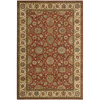 Living Treasures Wool Rug,  Rust