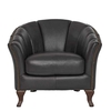 Lula Leather Chair,  Choice Of Fabric