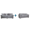 Marinda 4 Seater Pillow Back 3 Seater Standard Back Sofa