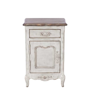 Martens Left Hand Bedside Cabinet,  Soft Grey