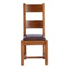 Micklow Wooden Dining Chair,  Oak and Brown