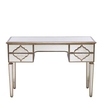 Mirabelle 5 Drawer Dressing Table,  Frosted Mirror