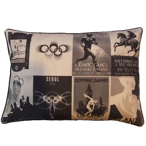 Mono Oblong Montage Olympic Cushion