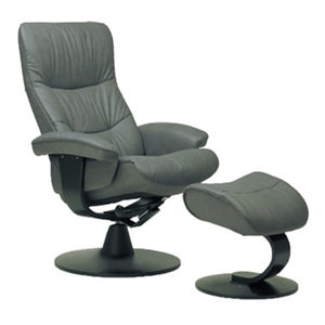 Mood Leather Chair and Stool