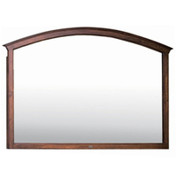Navajos Reclaimed Wood Landscape Mirror,  Chestnut