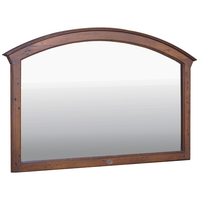 Navajos Reclaimed Wood Wall Mirror,  Chestnut