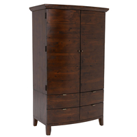 Navajos Reclaimed Wood Wardrobe,  Chestnut
