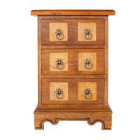 New Flagstone - 3 Drawer Bedside Chest