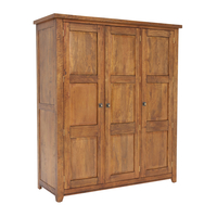 New Frontier Mango Wood 3 Door Wardrobe