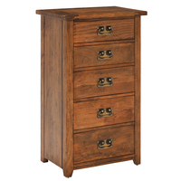 New Frontier Mango Wood 5 Drawer Chest