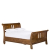 New Frontier Mango Wood Sleigh Bed High End