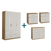 Otto Bedroom Furniture Set With 3 Door Wardrobe