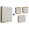 Otto Bedroom Furniture Set With 4 Door Wardrobe