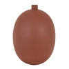 Oval Vase,  Burnt Red