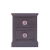 Poppins - Small 2 Drawer Bedside