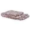 Royka Plaid Throw,  Pink