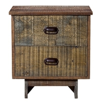 San Quentin - Baxter 2 Drawer Nightstand