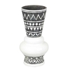 Santos Ceramic Vase,  Black and White