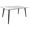 Space - Extendable Dining Table (White Black)
