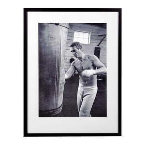 Steve McQueen Boxing Framed Print