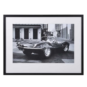 Steve McQueen Jaguar Framed Print