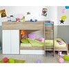 Stim Childrens Bunk Bed with Wardrobe and Desk