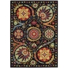Suzani Rug Black