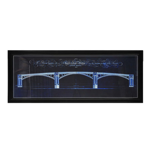 Timothy Oulton Artline Small London Bridge,  Blue Print