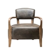 Timothy Oulton Cabana Chair,  Vagabond Black and Weathered Oak