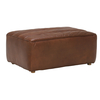 Timothy Oulton Leather Shabby Footstool