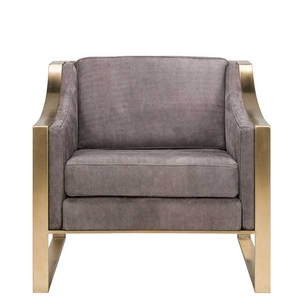 Timothy Oulton Wall Street Chair,  Aussie Royal Grey