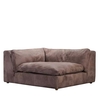 Timothy Oulton Zenna Small Sectional Left Hand Facing Corner,  Safari Charcoal