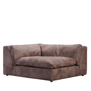 Timothy Oulton Zenna Small Sectional Left Hand Facing Corner,  Safari Charcoal