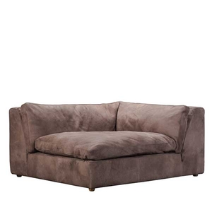 Timothy Oulton Zenna Small Sectional Right Hand Facing Corner,  Safari Charcoal