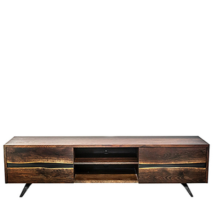 Vega Solid Oak 2 Door Entertainment Unit